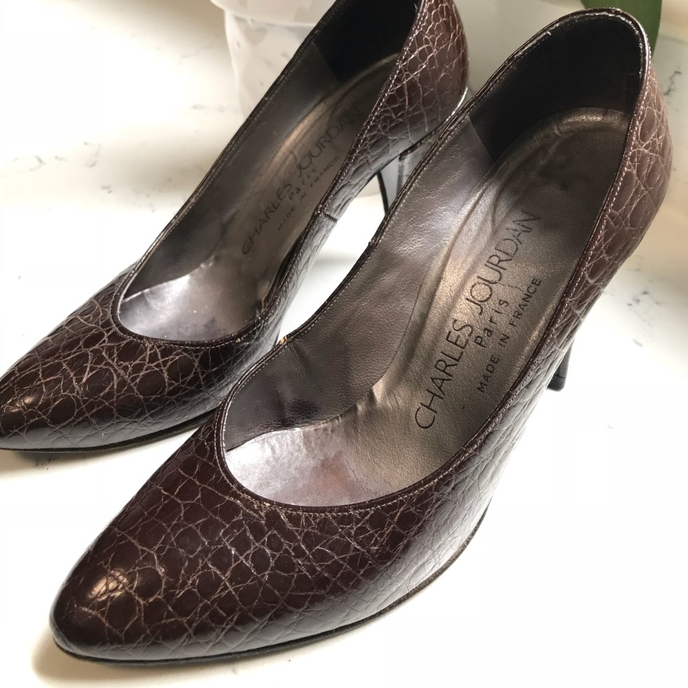 Charles Jourdan Paris made in France vintage heels